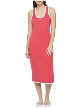 Juicy Couture Pink Towel Terry Cloth Midi Tank Dress - XS